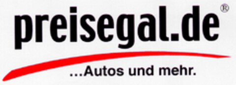 preisegal.de ...Autos und mehr. Logo (DPMA, 29.02.2000)