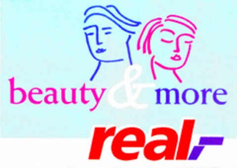 beauty&more real,- Logo (DPMA, 13.03.2001)