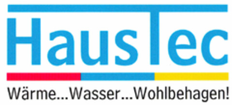 HausTec Wärme...Wasser...Wohlbehagen! Logo (DPMA, 04/14/2001)