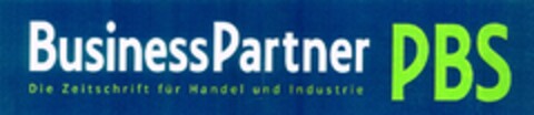 BusinessPartner PBS Die Zeitschrift für Handel und Industrie Logo (DPMA, 18.03.2008)