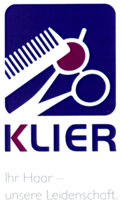 KLIER Ihr Haar - unsere Leidenschaft. Logo (DPMA, 01/24/2012)