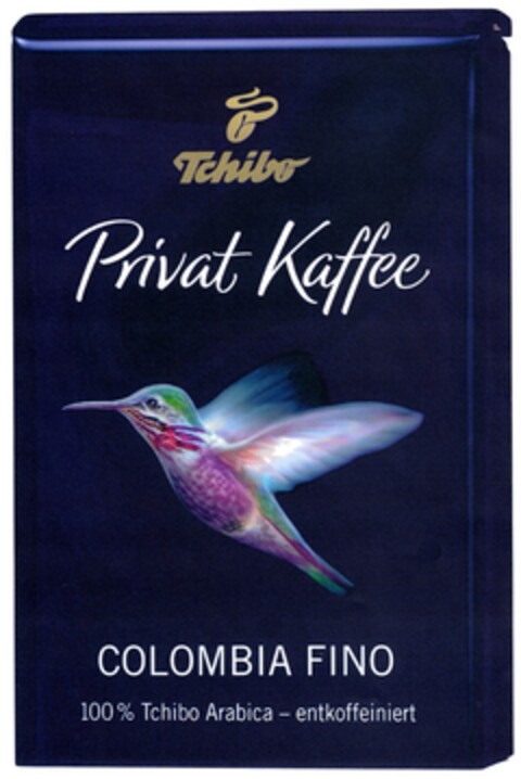 Tchibo Privat Kaffee COLOMBIA FINO Logo (DPMA, 06/13/2012)