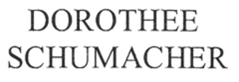 DOROTHEE SCHUMACHER Logo (DPMA, 02.12.2013)