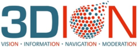 3DION VISION · INFORMATION · NAVIGATION · MODERATION Logo (DPMA, 02/26/2014)