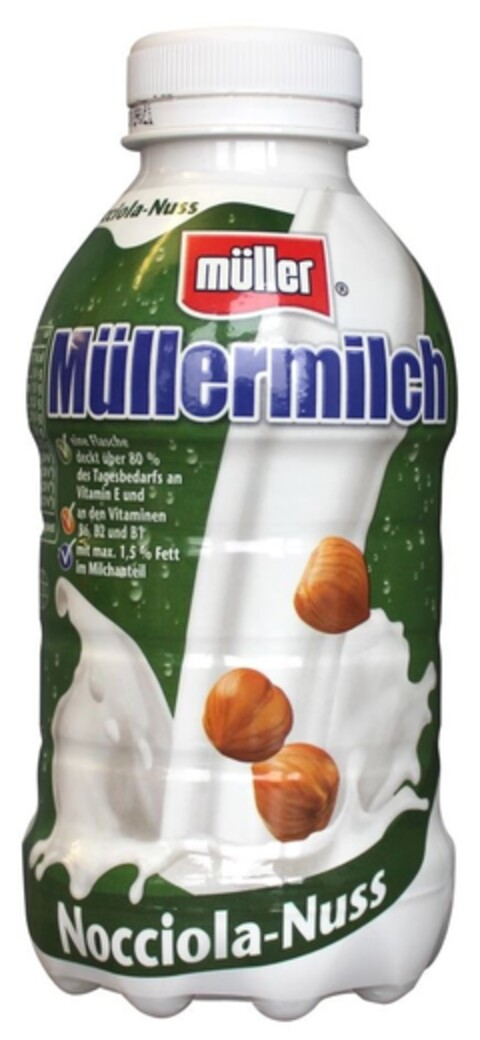 Müllermilch Nocciola -Nuss Logo (DPMA, 23.01.2015)