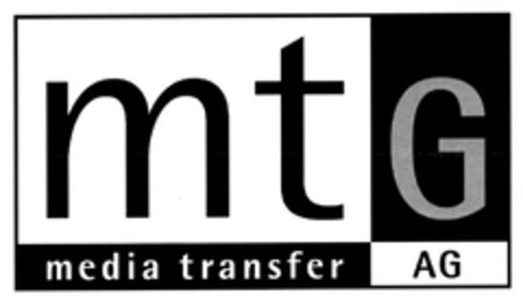 mtG media transfer AG Logo (DPMA, 31.07.2015)