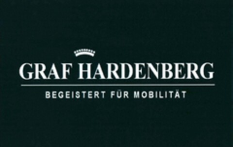 GRAF HARDENBERG BEGEISTERT FÜR MOBILITÄT Logo (DPMA, 08/25/2015)