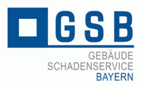 GSB GEBÄUDE SCHADENSERVICE BAYERN Logo (DPMA, 01.06.2015)