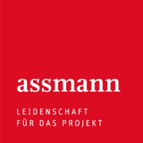 assmann LEIDENSCHAFT FÜR DAS PROJEKT Logo (DPMA, 25.11.2016)