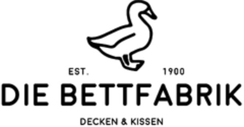 EST. 1900 DIE BETTFABRIK DECKEN & KISSEN Logo (DPMA, 27.11.2018)