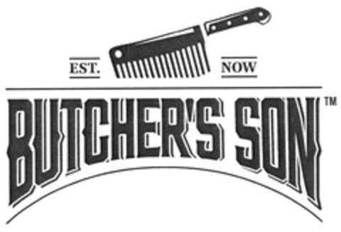 BUTCHER'S SON TM EST. NOW Logo (DPMA, 07/06/2021)