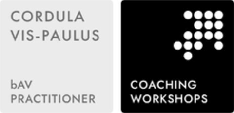 CORDULA VIS-PAULUS bAV PRACTITIONER COACHING WORKSHOPS Logo (DPMA, 06.01.2022)