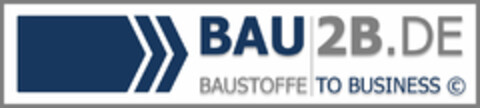 BAU 2B.DE BAUSTOFFE TO BUSINESS Logo (DPMA, 08.01.2024)