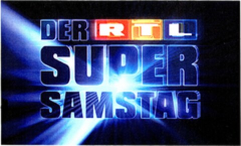 DER RTL SUPER SAMSTAG Logo (DPMA, 17.07.2003)