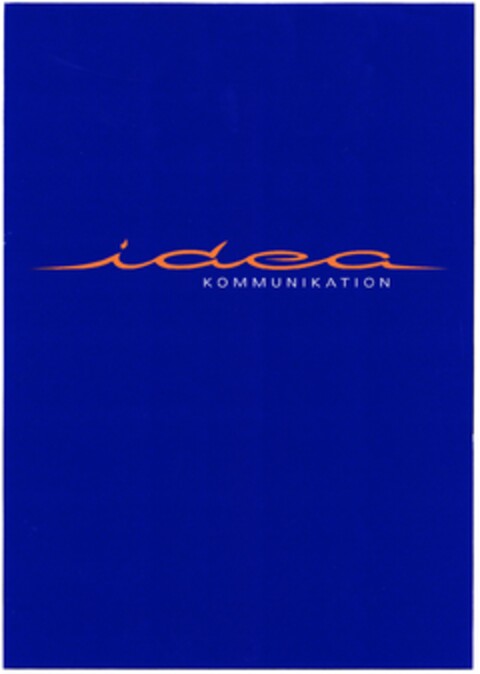 idea KOMMUNIKATION Logo (DPMA, 03.02.2004)