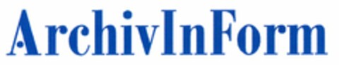 ArchivInForm Logo (DPMA, 09/16/2004)