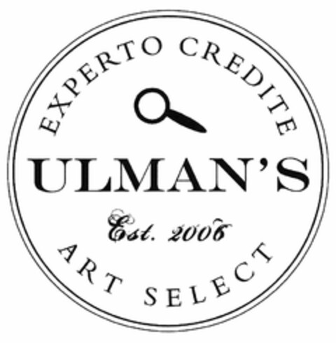 EXPERTO CREDITE ULMAN'S ART SELECT Logo (DPMA, 10.07.2006)