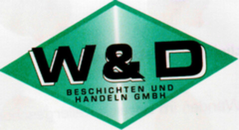 W & D  BESCHICHTEN UND HANDELN GMBH Logo (DPMA, 04/29/1995)