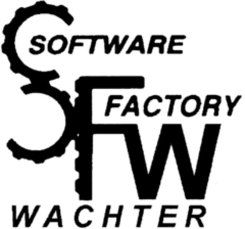 SOFTWARE SFW FACTORY WACHTER Logo (DPMA, 05.09.1996)