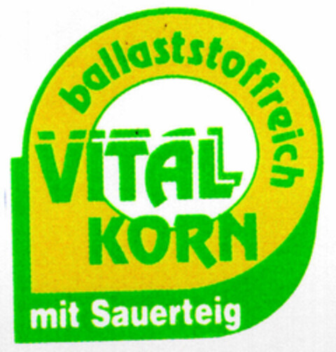 VITAL KORN Logo (DPMA, 13.03.1998)