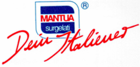 MANTUA surgelati - Dein Italiener Logo (DPMA, 06/23/1998)