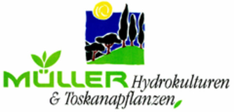 MÜLLER Hydrokulturen & Toskanapflanzen Logo (DPMA, 10.08.1999)