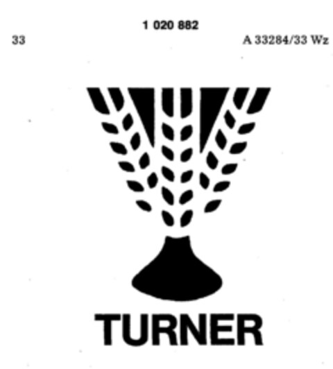 TURNER Logo (DPMA, 22.04.1980)