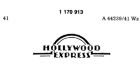 HOLLYWOOD EXPRESS Logo (DPMA, 04.03.1988)