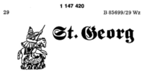 St. Georg Logo (DPMA, 13.10.1988)