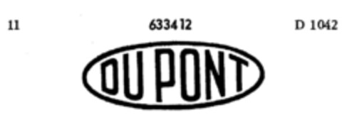 DU PONT Logo (DPMA, 07/26/1950)