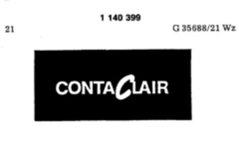 CONTA CLAIR Logo (DPMA, 07.07.1988)