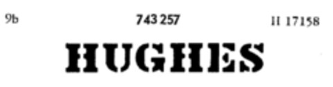 HUGHES Logo (DPMA, 04.12.1959)