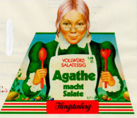 Agathe macht Salate Hengstenberg Logo (DPMA, 04/01/1971)