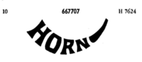 HORN Logo (DPMA, 25.01.1954)