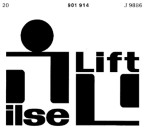 ilse Lift Logo (DPMA, 28.12.1971)