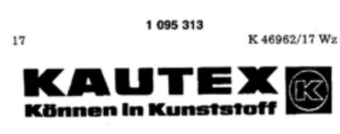 KAUTEX Können in Kunststoff Logo (DPMA, 12.04.1984)
