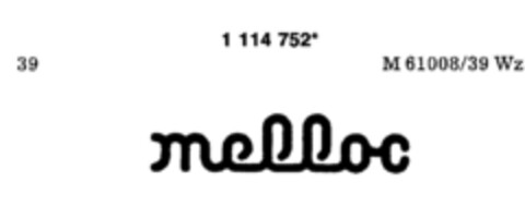 melloc Logo (DPMA, 09.07.1987)