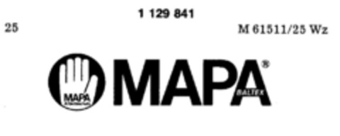 MAPA  BALTEX Arbeitsschutz Logo (DPMA, 10/01/1987)