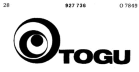 TOGU Logo (DPMA, 05/03/1973)
