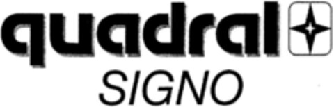 quadral SIGNO Logo (DPMA, 30.06.1994)