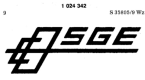 SGE Logo (DPMA, 01/08/1981)