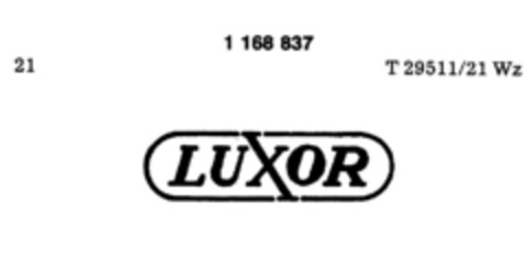 LUXOR Logo (DPMA, 21.09.1989)