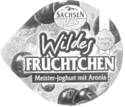 Wildes FRÜCHTCHEN SACHSEN Milch Meister-Joghurt mit Aronia Logo (DPMA, 22.09.2000)
