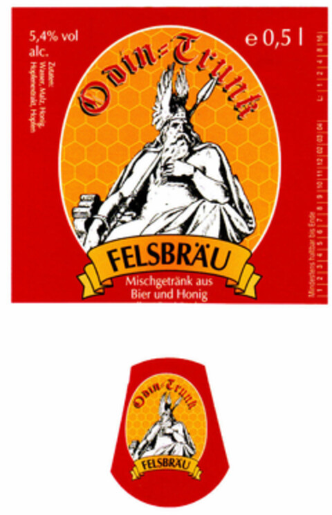 Odin-Trunk FELSBRÄU Logo (DPMA, 11.02.2001)