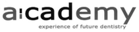 a:cademy experience of future dentistry Logo (DPMA, 04.02.2008)