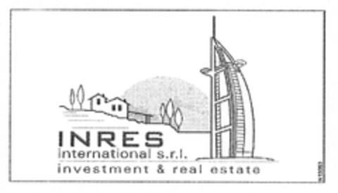 INRES international s.r.l. investment & real estate Logo (DPMA, 02/28/2008)