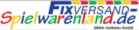 FIXVERSAND-Spielwarenland.de DEMA-Vertriebs GmbH Logo (DPMA, 02/23/2013)