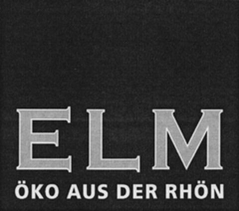 ELM ÖKO AUS DER RHÖN Logo (DPMA, 16.08.2014)