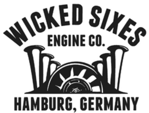 WICKED SIXES ENGINE CO. HAMBURG, GERMANY Logo (DPMA, 24.02.2015)