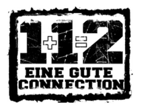 1+1=2 EINE GUTE CONNECTION Logo (DPMA, 01/25/2016)